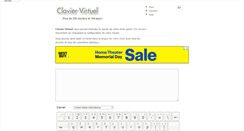Desktop Screenshot of claviervirtuel.fr